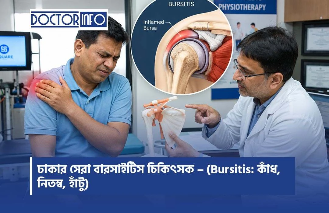 ঢাকার সেরা বারসাইটিস চিকিৎসক – (Bursitis: কাঁধ, নিতম্ব, হাঁটু)